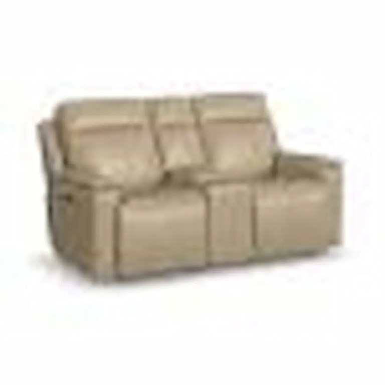 ODELL TAUPE PWR RECL LOVESEAT