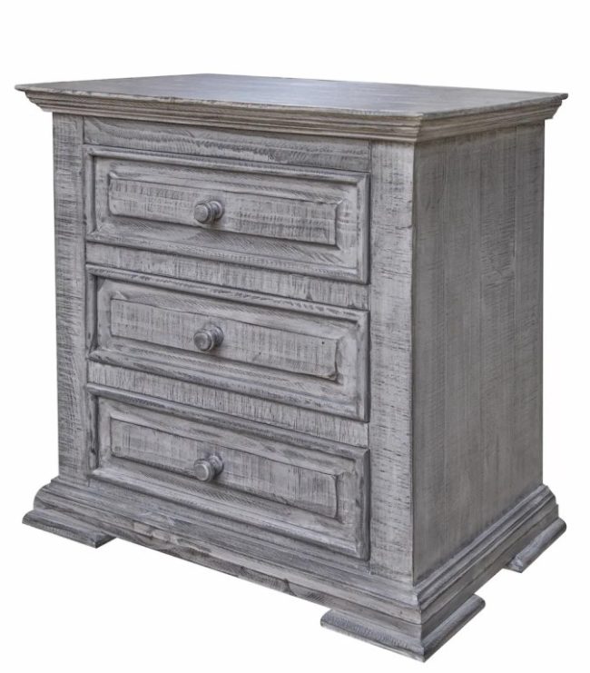 SASHA 3 DRAWER NIGHTSTAND