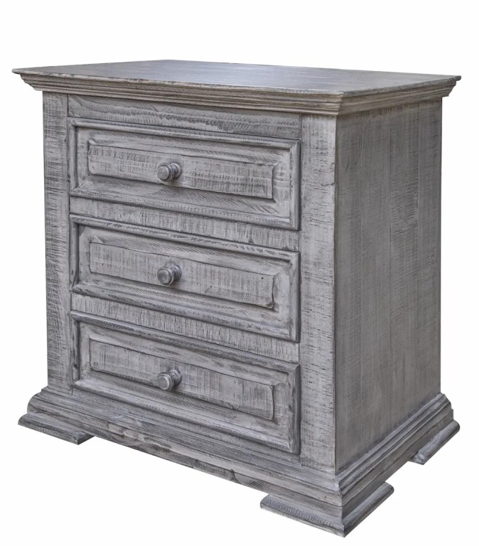 SASHA 3 DRAWER NIGHTSTAND