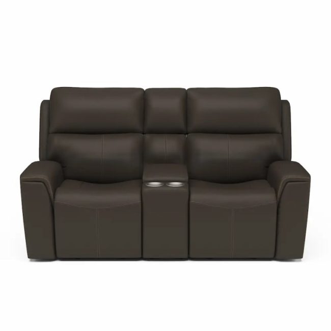 JARVIS P2 DARK BROWN LOVESEAT