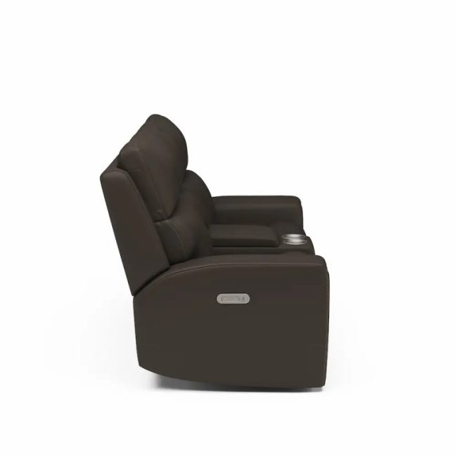 JARVIS P2 DARK BROWN LOVESEAT - Image 2