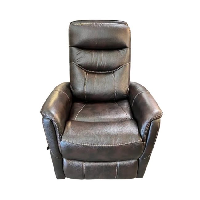 TAFT BROWN SWIVEL RECLINER