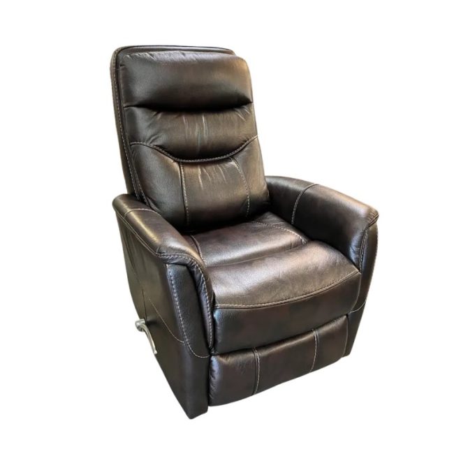 TAFT BROWN SWIVEL RECLINER - Image 2