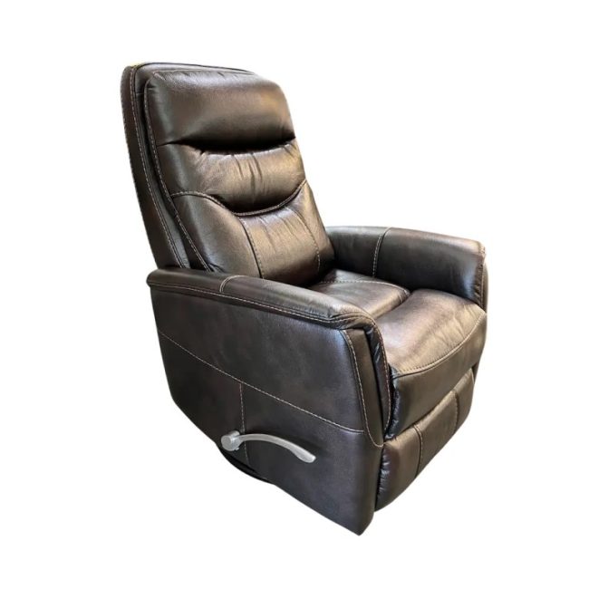 TAFT BROWN SWIVEL RECLINER - Image 3