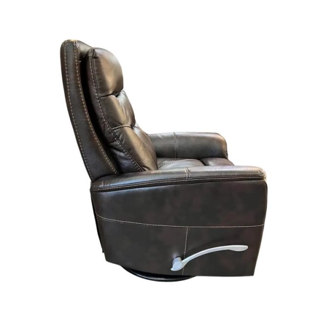 TAFT BROWN SWIVEL RECLINER - Image 4