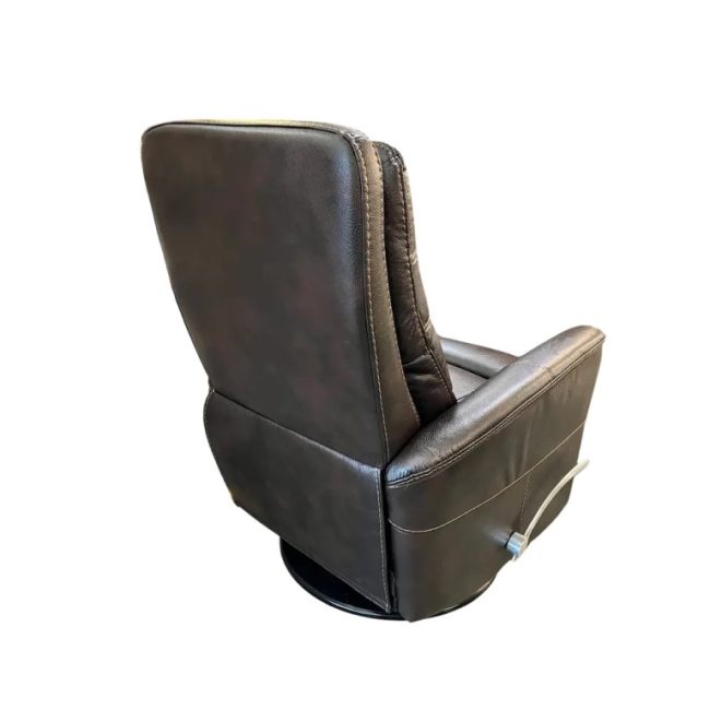 TAFT BROWN SWIVEL RECLINER - Image 5