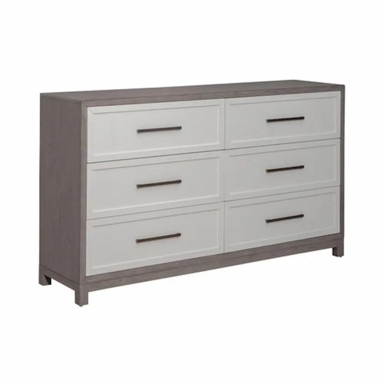 PALMS SIX DRAWER DRESSER