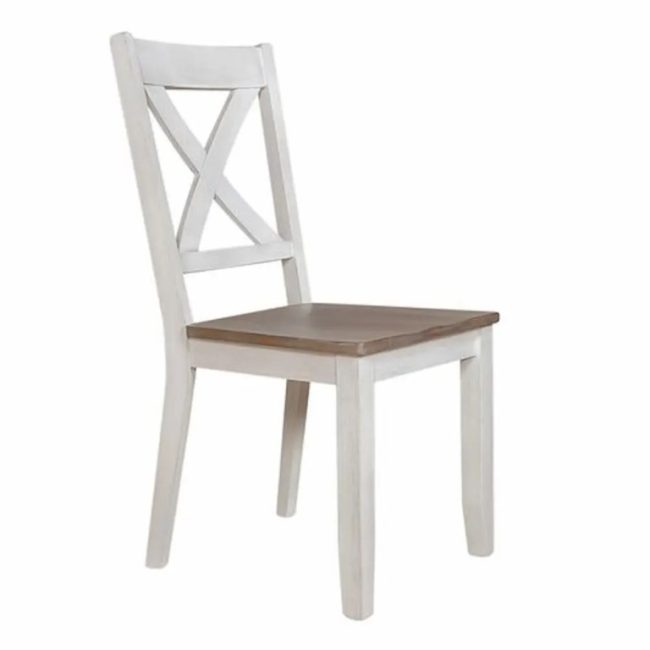 SALVADOR WHITE SIDE CHAIR - Image 2