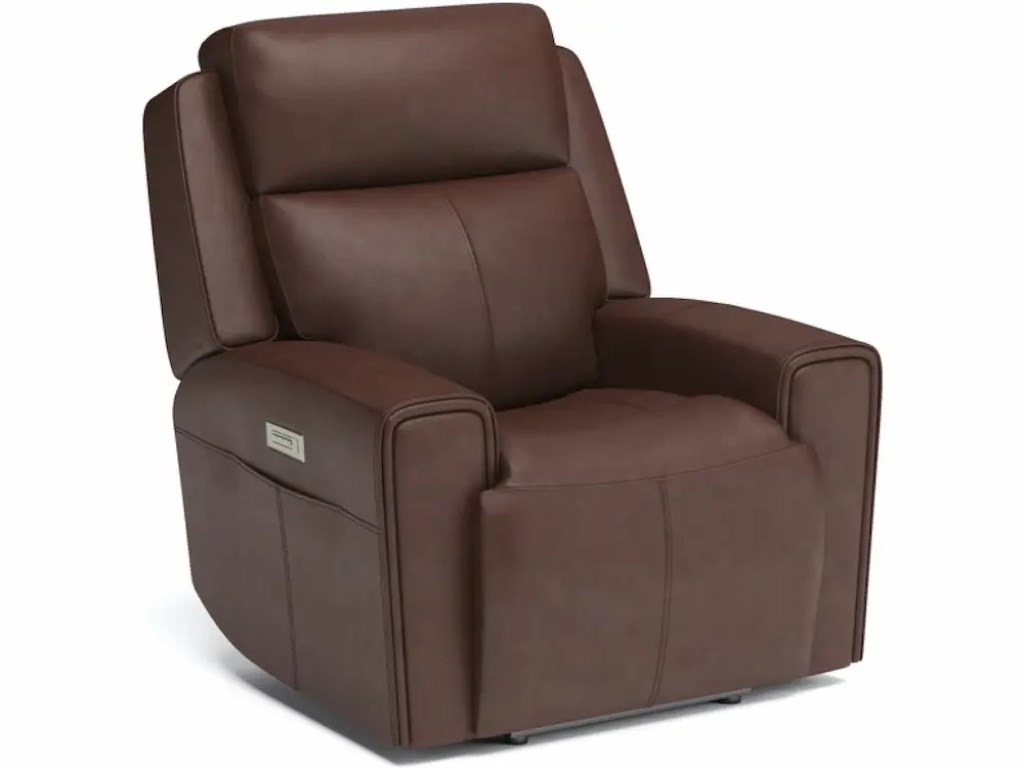 BARNETT BROWN POWER RECLINER WITH POWER HEADREST