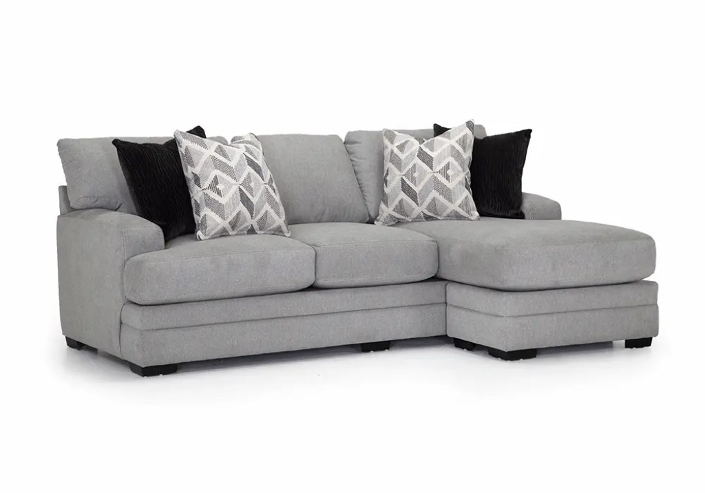 ZACKARY PEBBLE SOFA WITH CHAISE