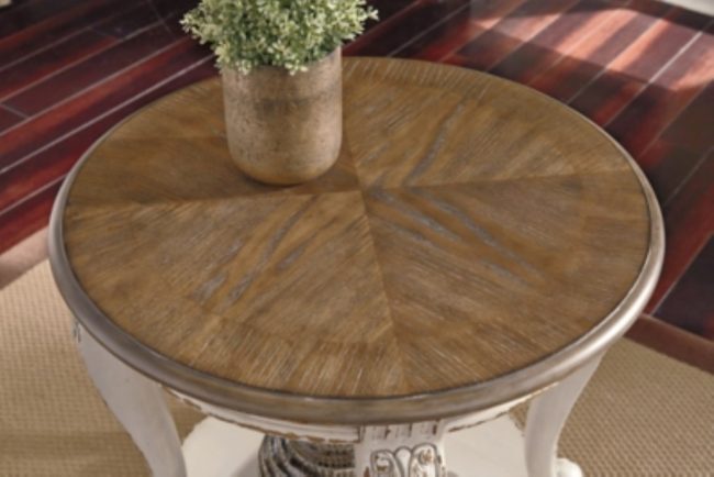 BROOKHAVEN ROUND END TABLE - Image 3