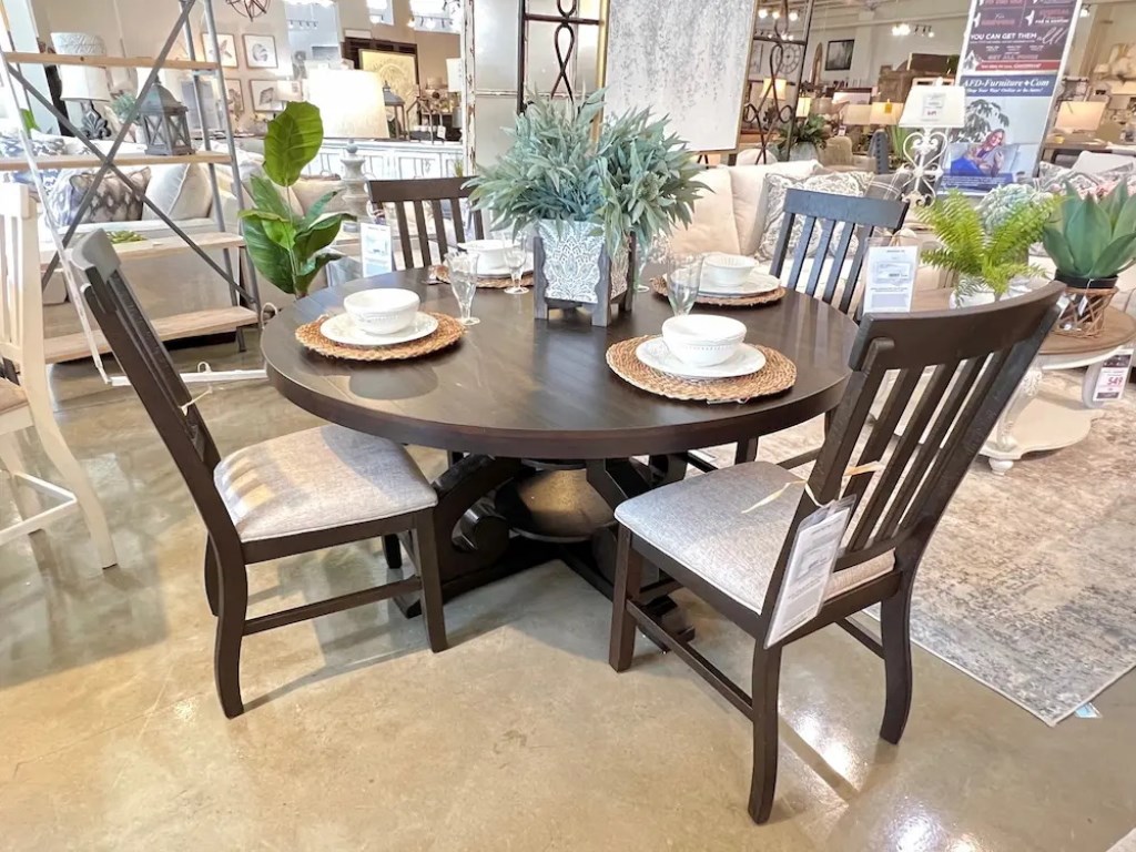 MARLEY BLACK 5 PIECE DINING SET