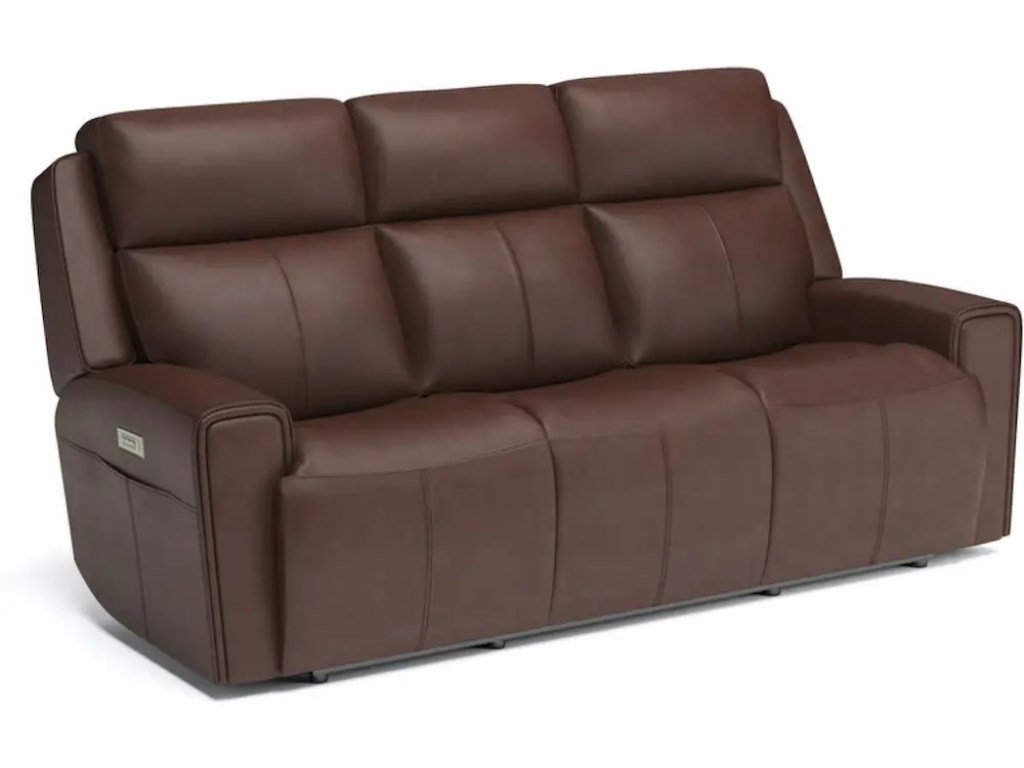 BARNETT POWER RECLINING SOFA BROWN