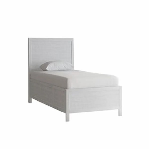 BANKSTON WHITE TWIN BED