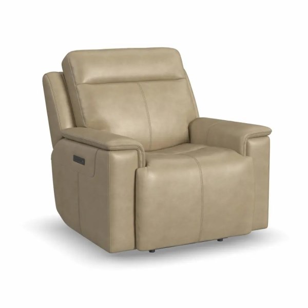 ODELL TAUPE PWR RECLINER