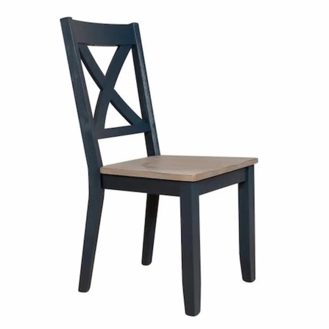 SALVADOR NAVY SIDE CHAIR - Image 2