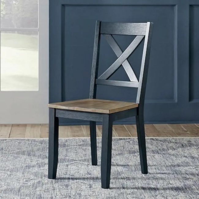 SALVADOR NAVY SIDE CHAIR - Image 4