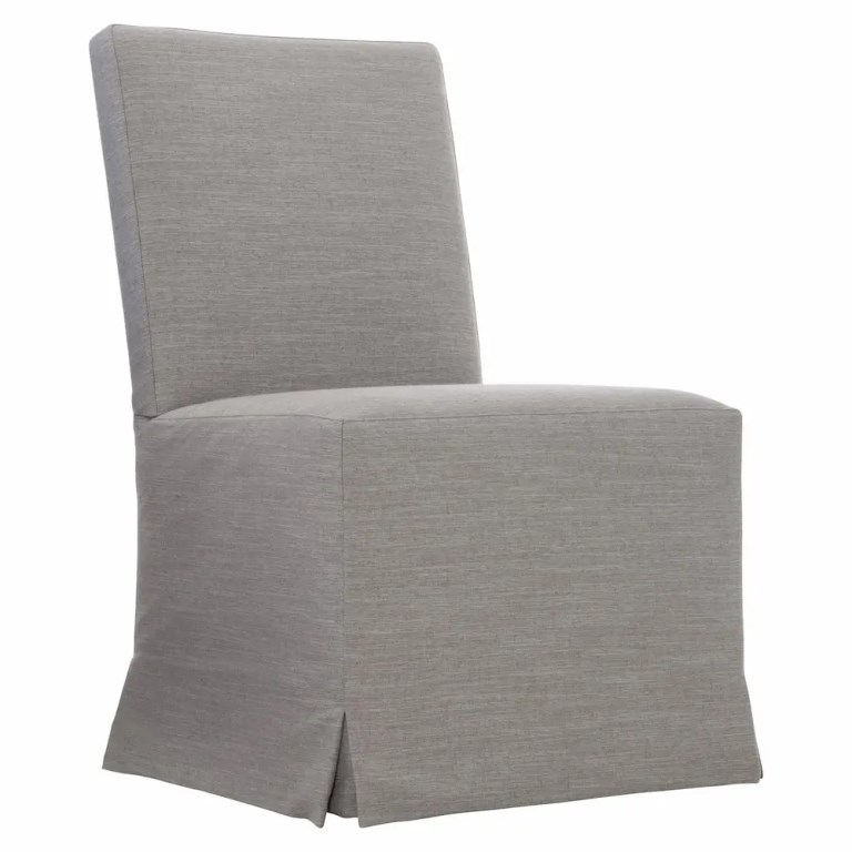 MIRABELLE GREY SLIPCOVER DINING CHAIR