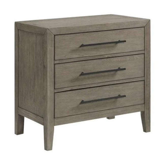 LINZ 3-DRAWER NIGHTSTAND