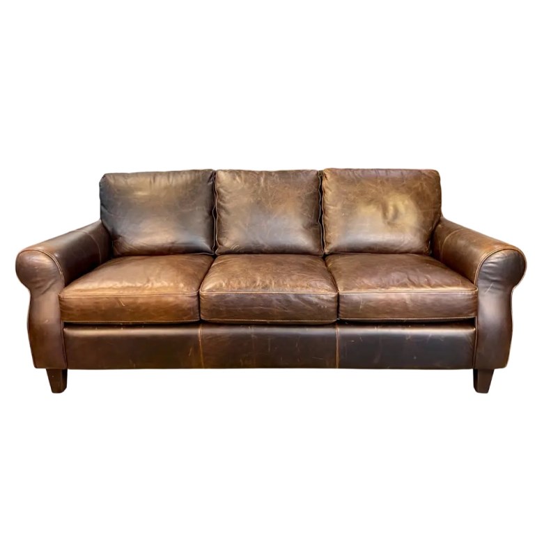 MONTEFIORE LEATHER SOFA