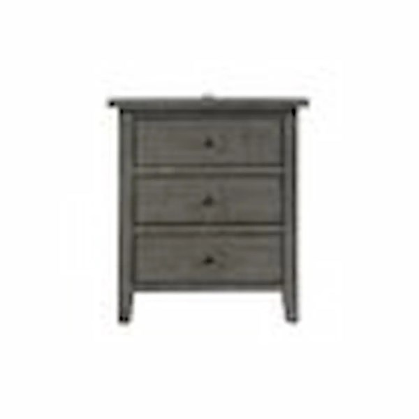 BANKSTON GREY NIGHTSTAND