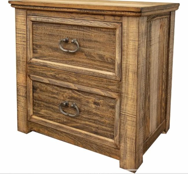 SABINAS TWO DRAWER NIGHT STAND