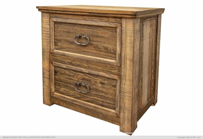 SABINAS TWO DRAWER NIGHT STAND - Image 3